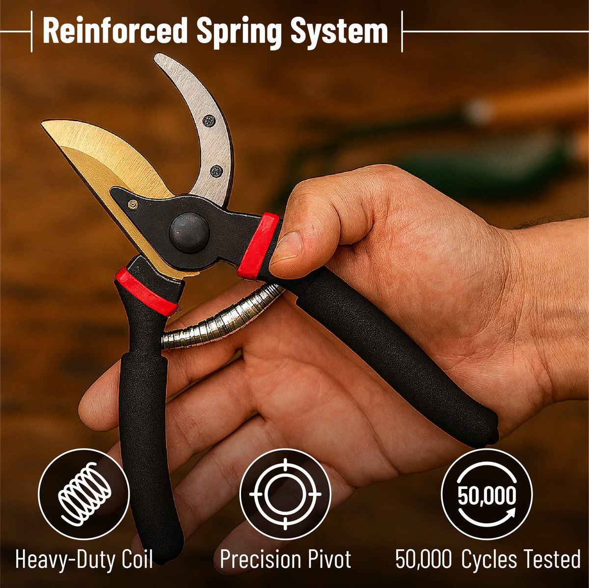 Mr. Pen Professional Pruning Shears Titanium Blade 20.3cm