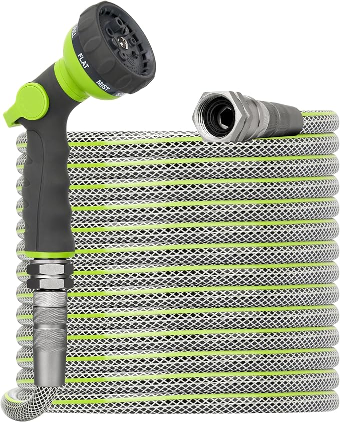 BlueBala Heavy Duty Garden Hose 1/2-Inch ID Kink Resistant PVC
