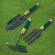 Bellamy Garden Hand Tools Set Fork Hoe and Trowel 3-Piece