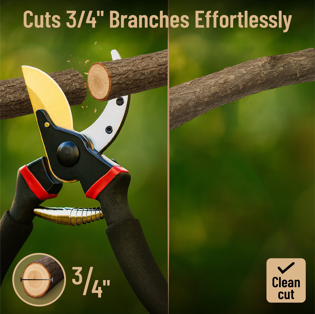 Mr. Pen Professional Pruning Shears Titanium Blade 20.3cm