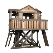 Backyard Discovery Eagles Nest Wooden Playhouse Playset