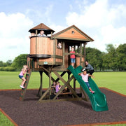 Backyard Discovery Eagles Nest Wooden Playhouse Playset