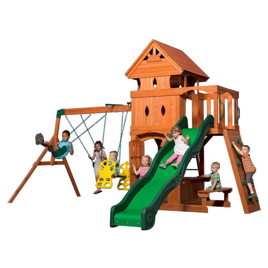 Backyard Discovery Monterey Wooden Swing Set Playset