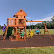 Backyard Discovery Monterey Wooden Swing Set Playset