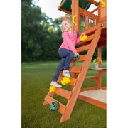 Creative Cedar Designs Cedar Cottage Wooden Swing Set Playset