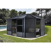 Sojag Charleston Solarium 3.7 x 4.6 m Dark Grey