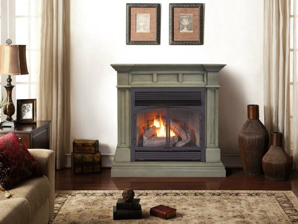 Duluth Forge DFS-400T-2GR Dual Fuel Ventless Fireplace 32,000 BTU