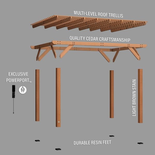 Delray Outdoor Pergola 4.3 m x 3 m