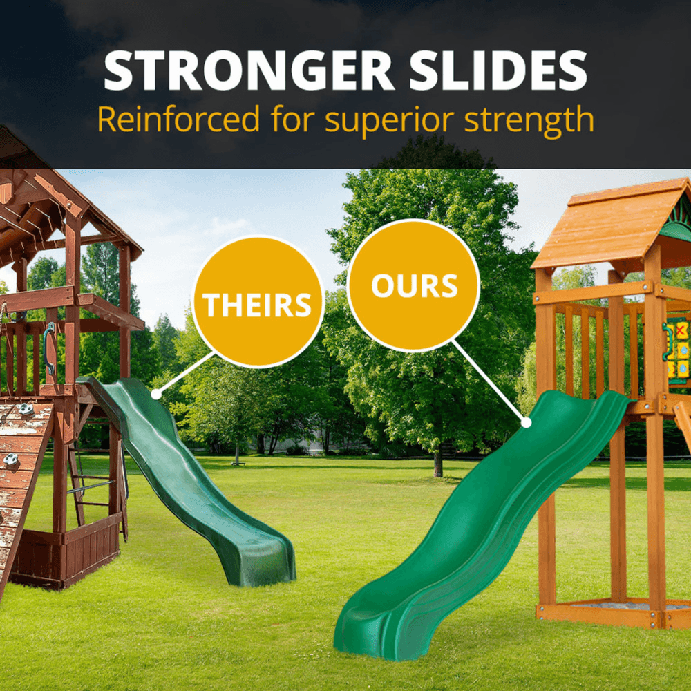 Outing III Wooden Swing Set Playset