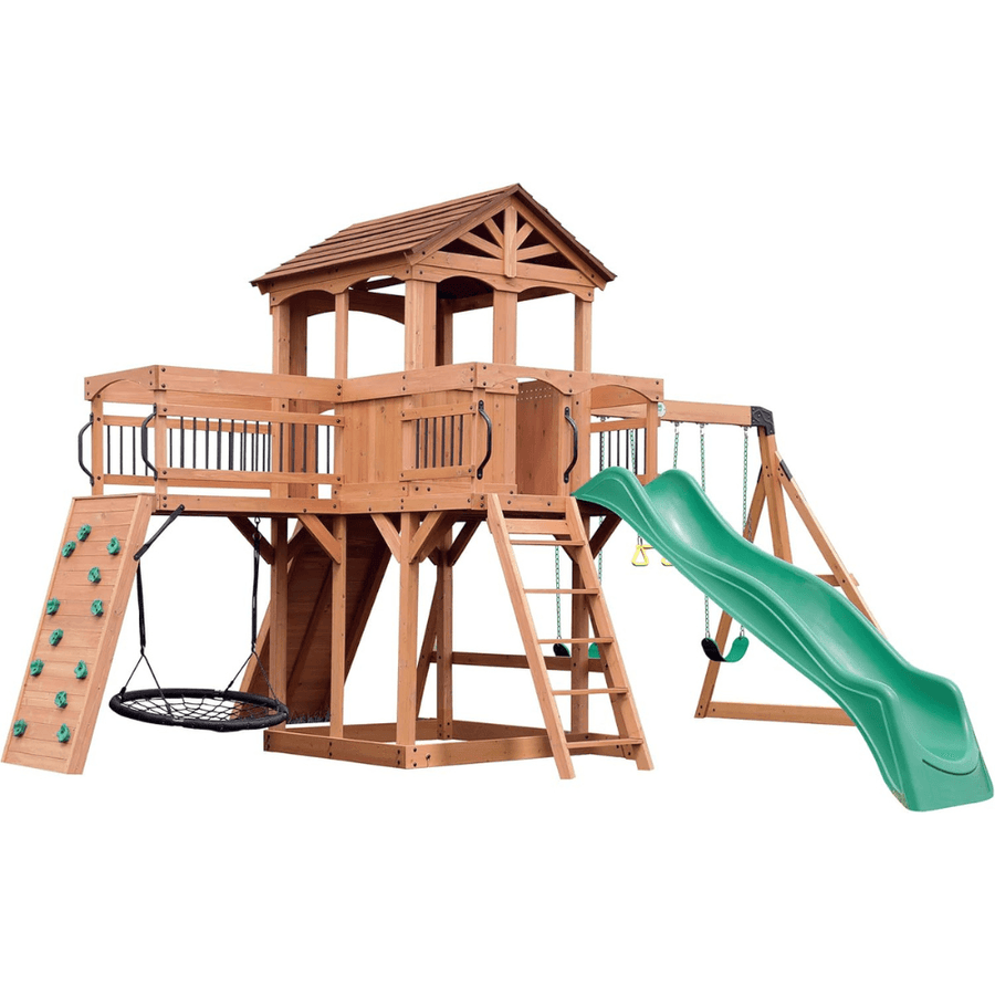 Sterling Point Wooden Swing Set Playset
