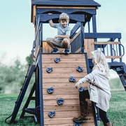Backyard Discovery Timber Crossing Wooden Swing Set Playset
