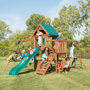 Knightsbridge Plus Complete Wooden Swing Set Playset