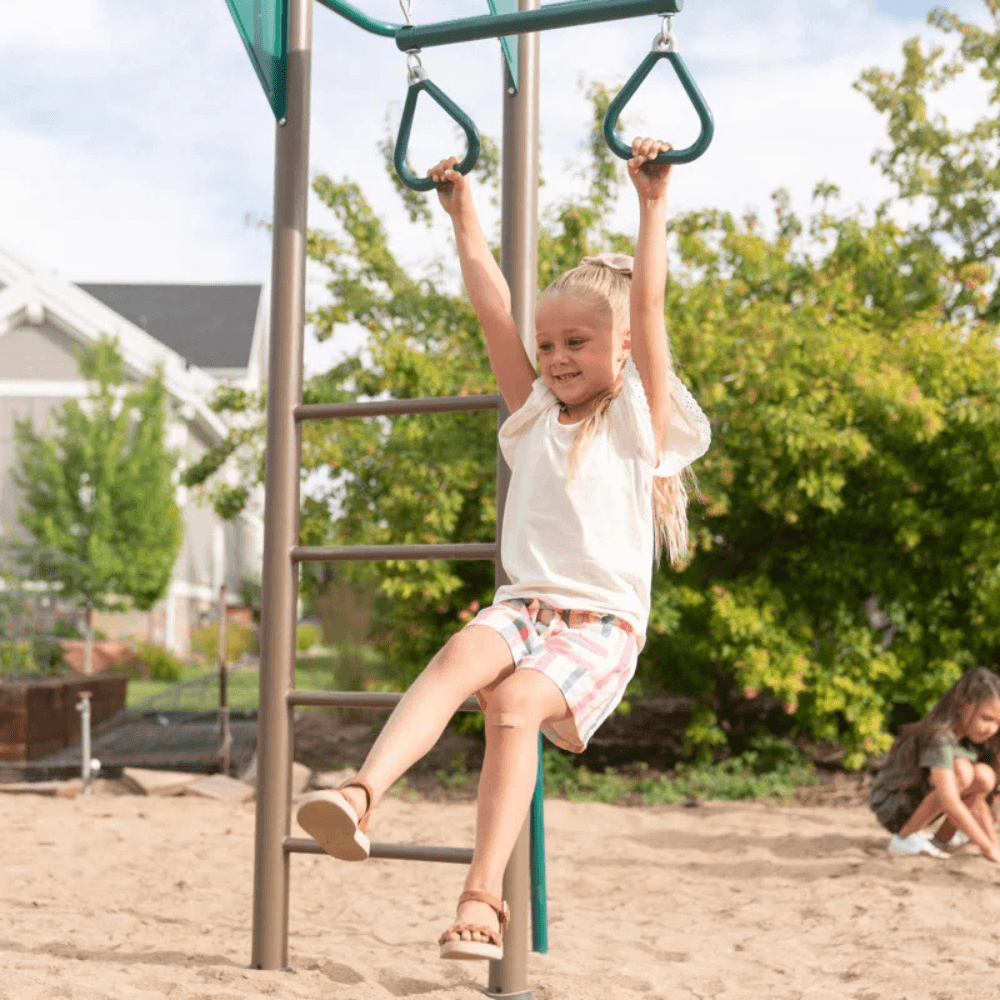 Lifetime Powder-Coated Steel Swing Set Playset