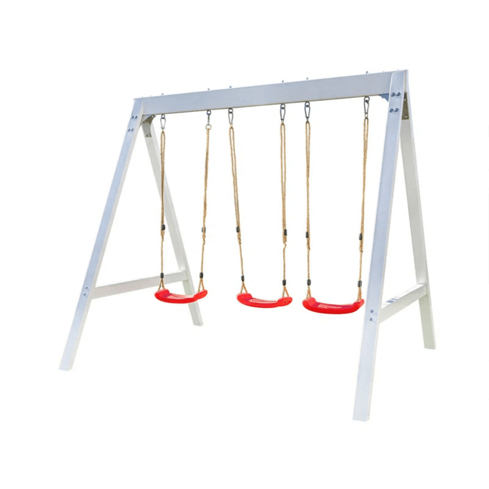Sportspower Vinyl-Covered Wooden Swing Set Playset