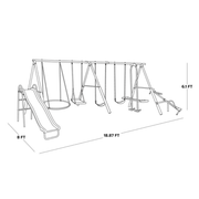 Sportspower Super 10 Metal Swing Set Playset