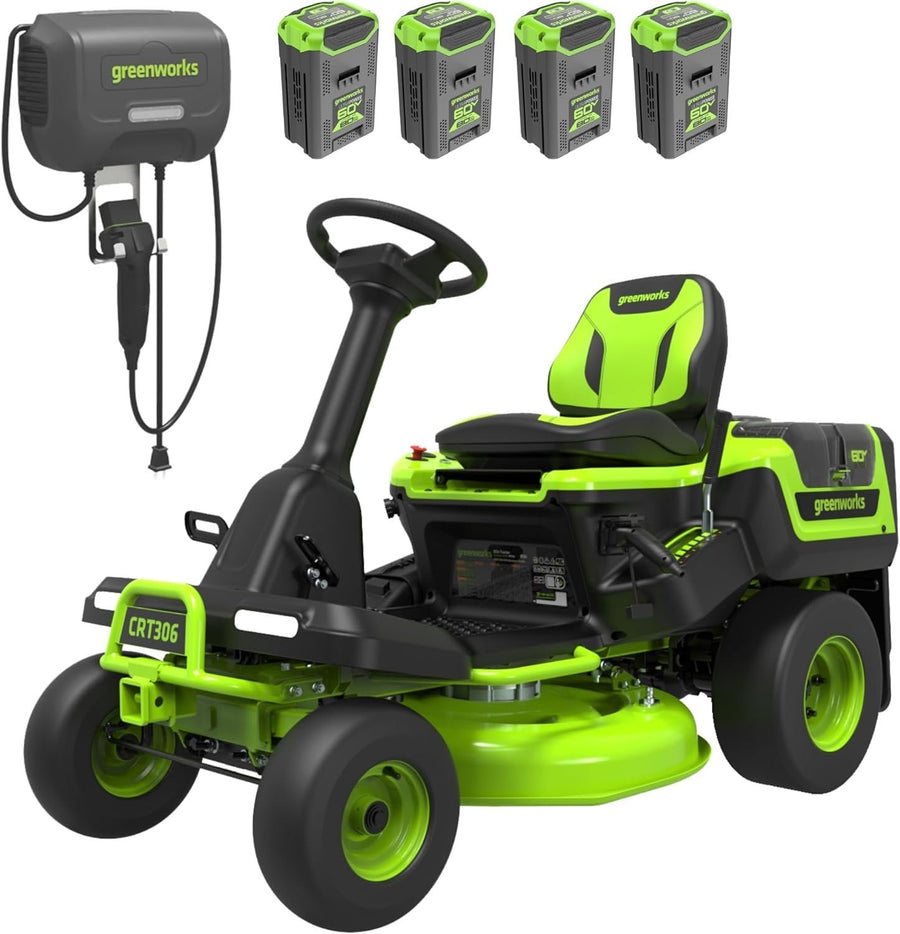 Greenworks 60V 30" CrossoverT Riding Lawn Tractor 76.2cm